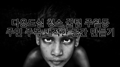 다용도실 청소 꿀팁✨ 주월동 주민 주목! 쾌적한 공간 만들기 🧺